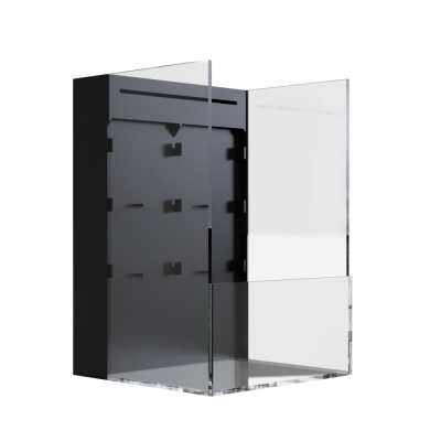 DECONATURE PA 30 Аквариум с интегрированным палюдариумом (W30хD30х45H) v2